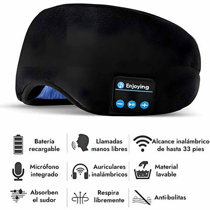 Snoozic™ Antifaz Bluetooth